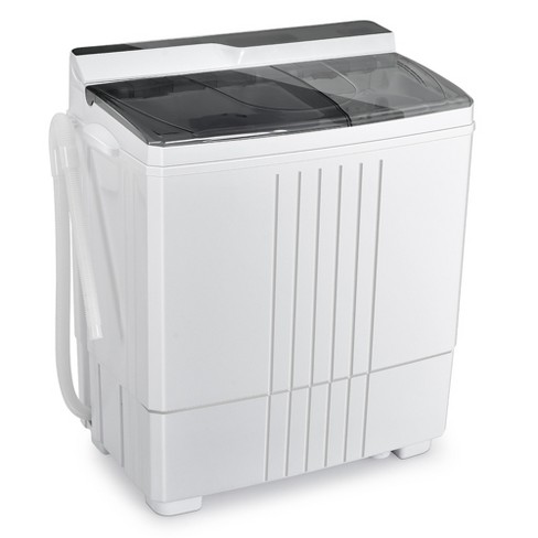 Costway 11 lbs Compact Twin Tub Washing Machine Washer Spinner