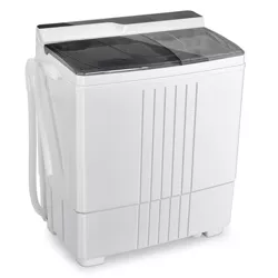 Easy Operation Oneconcept Ecowash Pico – Portable Washing Machine Washing Capacity 7.7lbs Timer Top Loading Compact Mini Washing Machine 380W Energy & Water-Saving Spin Cycle 