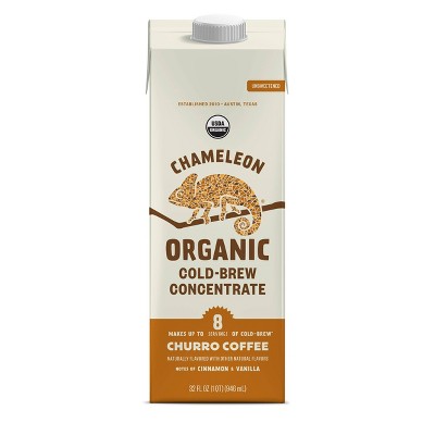 Chameleon Organic Churro Cold Brew Coffee Concentrate - 32 fl oz