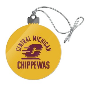 Central Michigan University Chippewas Acrylic Christmas Tree Holiday Ornament - 1 of 4