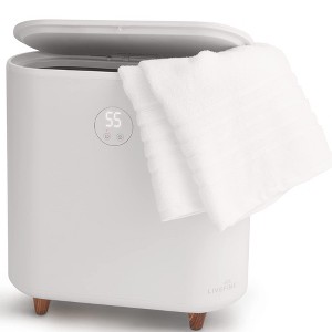 Live Fine Towel Warmer, Large Bucket Style Heated Towel Warmer, Fits 40”x70” Towels - 1 of 4