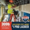 Werner 5 ft. H Fiberglass Step Ladder Type IA 300 lb. capacity - 2 of 4