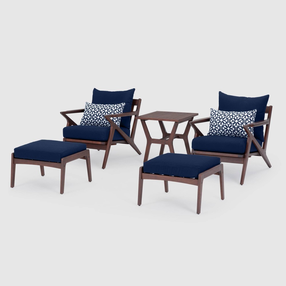 UPC 682863922929 product image for Vaughn 5pc Club Chair & Ottoman Set - Navy - RST Brands | upcitemdb.com