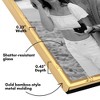 Americanflat Picture Frame with Bamboo-Style Molding and Shatter-Resistant Glass - Gallery Style Frames for Tabletop or Wall Display - 3 of 4