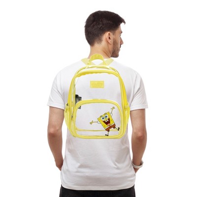 SpongeBob SquarePants Open Arms Clear 10" Adult Mini Backpack — фото 6