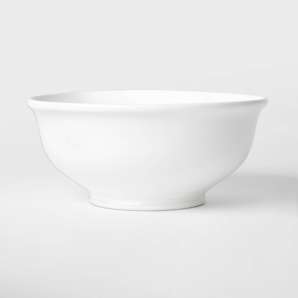 Photos - Other kitchen utensils Round Serving Bowl 88oz Porcelain White - Threshold™