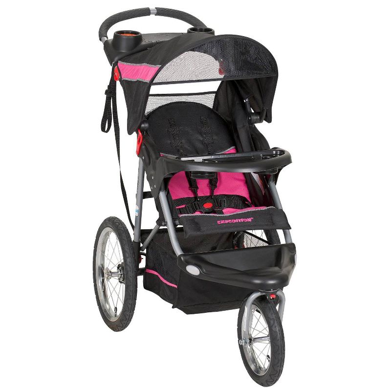 Baby Trend Expedition Jogger Folding Jogging Stroller, Bubble Gum | JG94044, 1 of 6