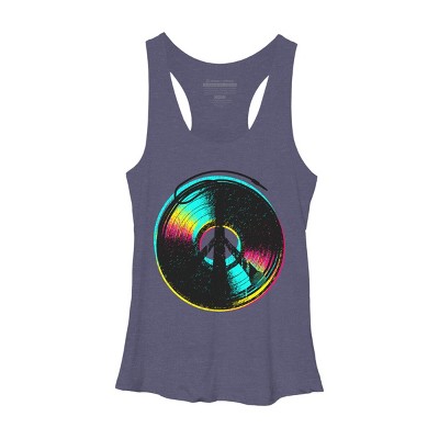 Women's Design By Humans Colors and Music By clingcling Racerback Tank Top