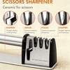 JUJABU 4-in-1 Professional Manual Knife Sharpener - Kitchen Blade & Scissors Sharpening Tool - 4 of 4