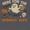 Rerun Island Men Here For The Spooky Sips Short Sleeve Graphic Cotton T-Shirt - 2 of 4