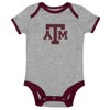 NCAA Texas A&M Aggies Infant Boys' 3pk Bodysuit - 6-9M - 2 of 4