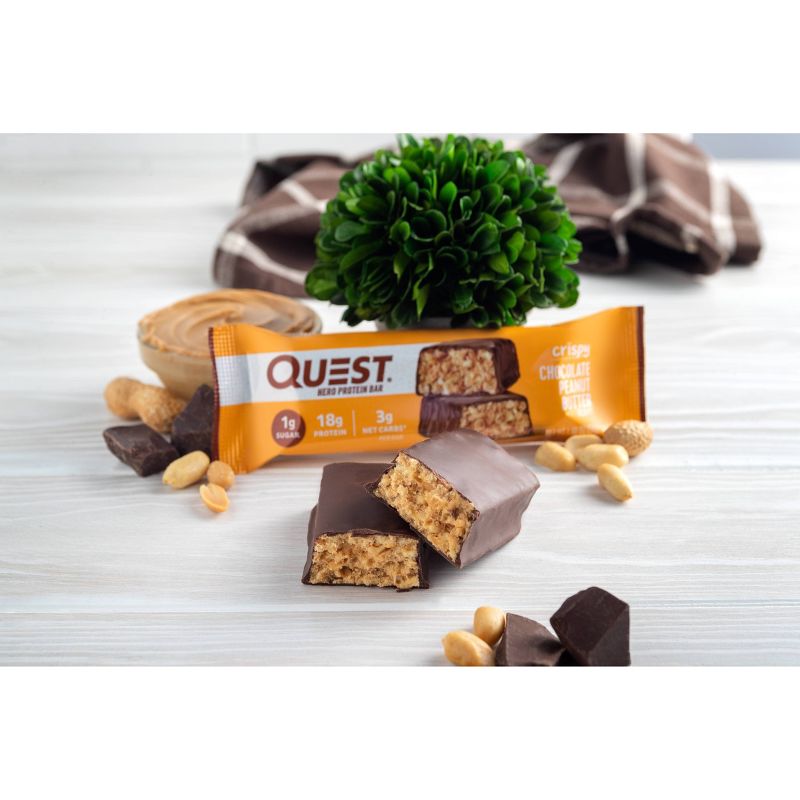 Quest Nutrition 18g Hero Protein Bar - Crispy Chocolate Peanut Butter, 5 of 7