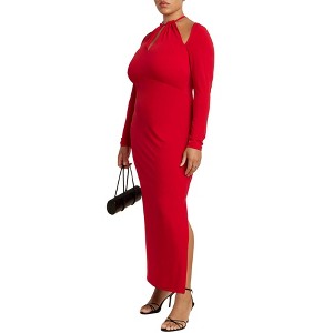 ELOQUII Keyhole Front Maxi Dress - 1 of 3