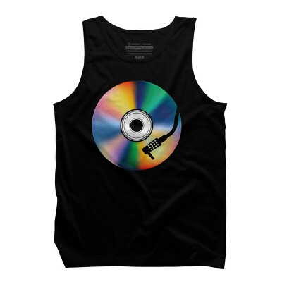 Men's Design By Humans Music Disc By clingcling Tank Top