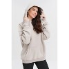 Spruce Fashion Womens Hoodies Oversized Pullover Trendy Fall Sweatshirts Winter Fleece Comfy Cotton Long Sleeve - 4 of 4