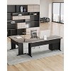 Tribesigns 82.68" L-Shaped Executive Desk with 3-Drawer Mobile File Cabinet - 4 of 4