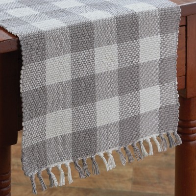 Park Designs Buffalo Check Table Runner -54"L - Dove