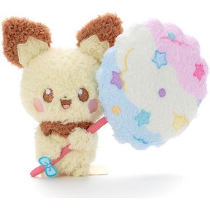 Takara Tomy Pokepiece Plush (Sweets Ver.) Pichu Plush Toy Width: Approx. 7.5 inches (19 cm) - 1 of 4