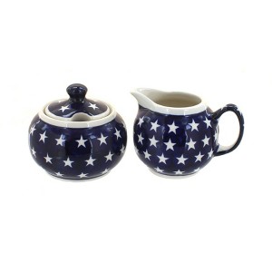 Blue Rose Polish Pottery 694-711 Zaklady Cream & Sugar Set - 1 of 1