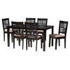 Baxton Studio Deanna Modern Fabric Wood Dining Set - 2 of 4