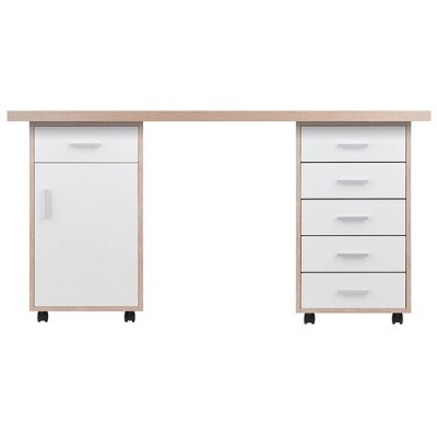 target desk with drawers