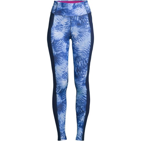 Lands' End Women's Petite Active High Rise Compression Slimming Pocket  Leggings - X-large - Deep Sea Navy Tie Dye Palm : Target