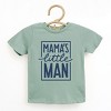 The Juniper Shop Mama's Little Man Toddler Short Sleeve Tee - 2T - Seafoam - 2 of 4
