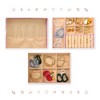 Unique Bargains PU Leather 2 Layer Jewelry Box with Drawer And Removable Jewelry Tray for Women's Girls' Birthday Gifts - 4 of 4