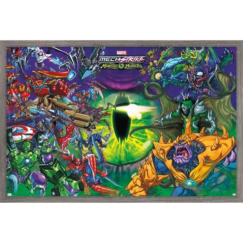 Trends International Marvel Avengers: Mechstrike Monster Hunters - Battle Framed Wall Poster Prints - image 1 of 4