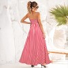 Women‘s Striped Spaghetti Strap Maxi Dress with Tiered Skirt - Cupshe - 2 of 4