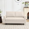Hyleory Cozy Comfort Loveseat for Living Room, Small Space, Office, Apartment, Breathable Soft Fabric Sofa - 3 of 4
