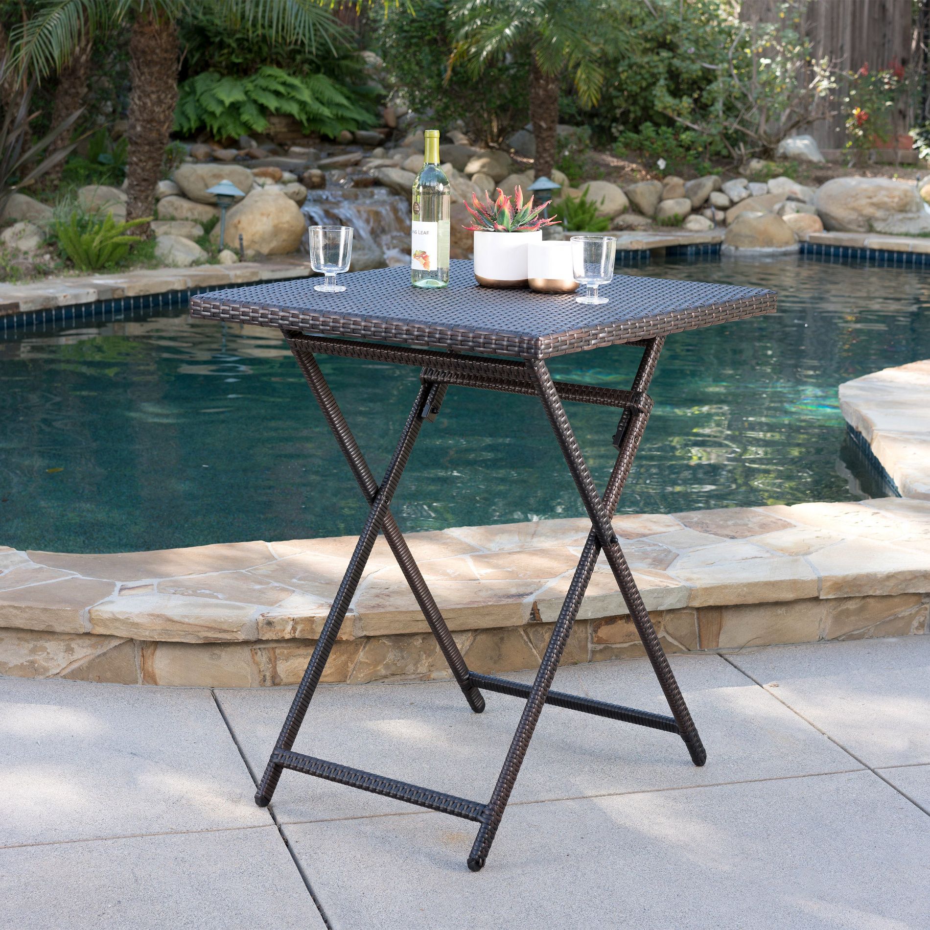 Rattan BAR TABLE