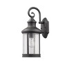 Chloe Lighting Galahad Transitional 1 Light Black Outdoor Wall Sconce 16" Height - 3 of 4