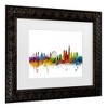 Trademark Fine Art Michael Tompsett London England Skyline IX Matted Framed Art - 3 of 4