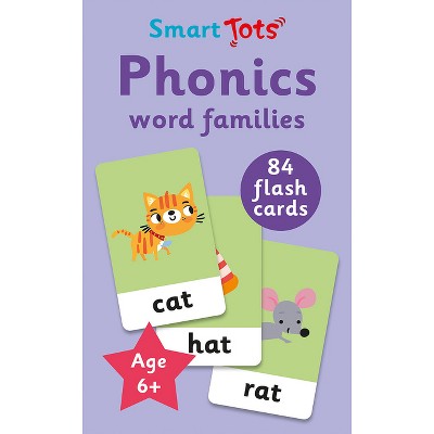 Phonics - Word Families - (Smart Tots Flash Cards) by  Robyn Gale (Mixed Media Product)
