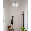 Elegant Lighting Mila 14 inch flush mount in chrome - 2 of 4