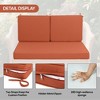 Outdoor Loveseat Cushion Set 48X24X4.5inch Deep Seat Cushions for Patio Furniture - 3 of 4