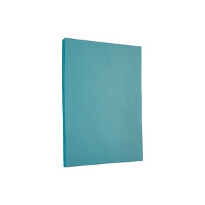 JAM PAPER 8.5" x 11" Colored Cardstock 65lb Blue 100/pack  (101899G) - 1 of 1