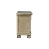 New Classic Furniture, Allegra 3-Drawer Wood Nightstand in Pewter - 3 of 4