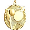 Juvale 3-Piece Award Medals Set - Gold, Silver, Bronze Medals for Table Tennis - 3 of 4
