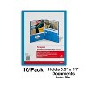 Staples 2-Pocket Laminated Folders Light Blue 10/Pack 13373-CC - 2 of 4