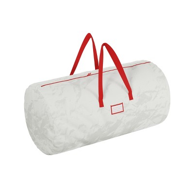 Hastings Home 9' Christmas Tree Storage Bag - White/Red Handles