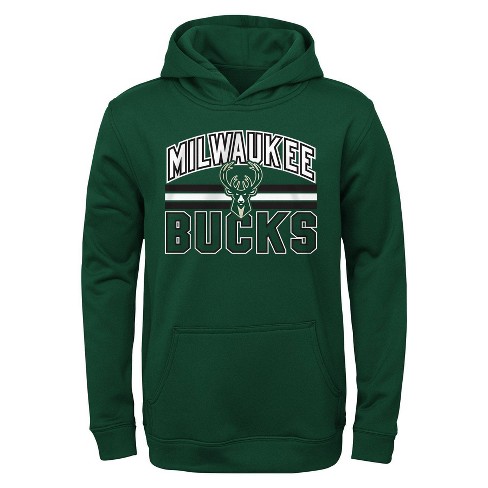 NBA Milwaukee Bucks Youth Poly Hooded Sweatshirt - S