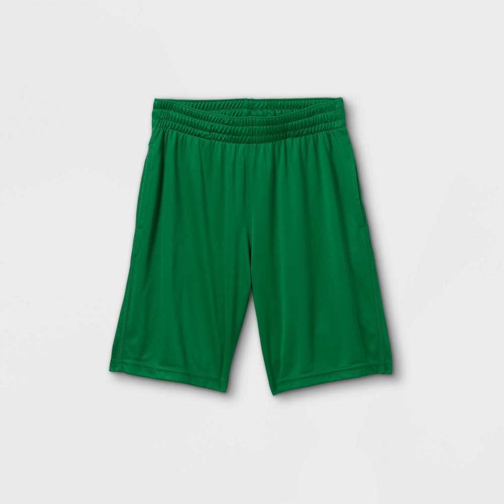 Boys' Pull-On Activewear Shorts - Cat & Jack Green Size S 