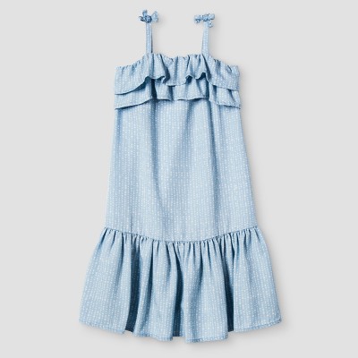 Toddler Girls Maxi Dress Genuine Kids™ from OshKosh® Chambray 5T ...