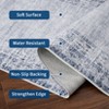 Vintage Bordered Area Rug Washable Area Rug Non-Slip Low Pile Throw Carpet for Living Room Bedroom Dining Room Home Office - 4 of 4