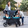 Baby Trend Expedition Push or Pull Stroller Wagon Plus with Canopy, Choose Between Car Seat Adapter or Built In Seating for Children - image 4 of 4