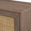GlasFlength TV Stands and Consoles TV Console Table TV Center TV Stand with Storage Shelves Elegant for Living Room, Brown, 58"*15.75"*24" - 4 of 4