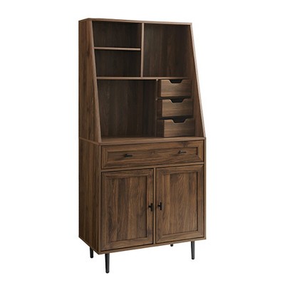 64" Storage Desk & Hutch with Keyboard Drawer - Saracina Home