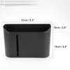 Unique Bargains Car Trash Can Hanging Front Rear Seats Plastic Trash Bin Black 1 Pc - 4 of 4